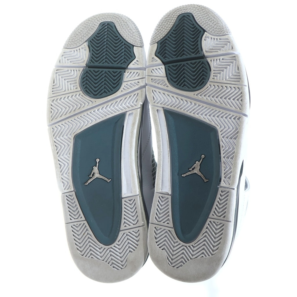 NIKE(ナイキ) AIR JORDAN 4 RETRO OXIDIZED GREEN エアジョーダン4 レトロ ローカット スニーカー ホワイト/グリーン US10.5/28.5cm FQ8138-103