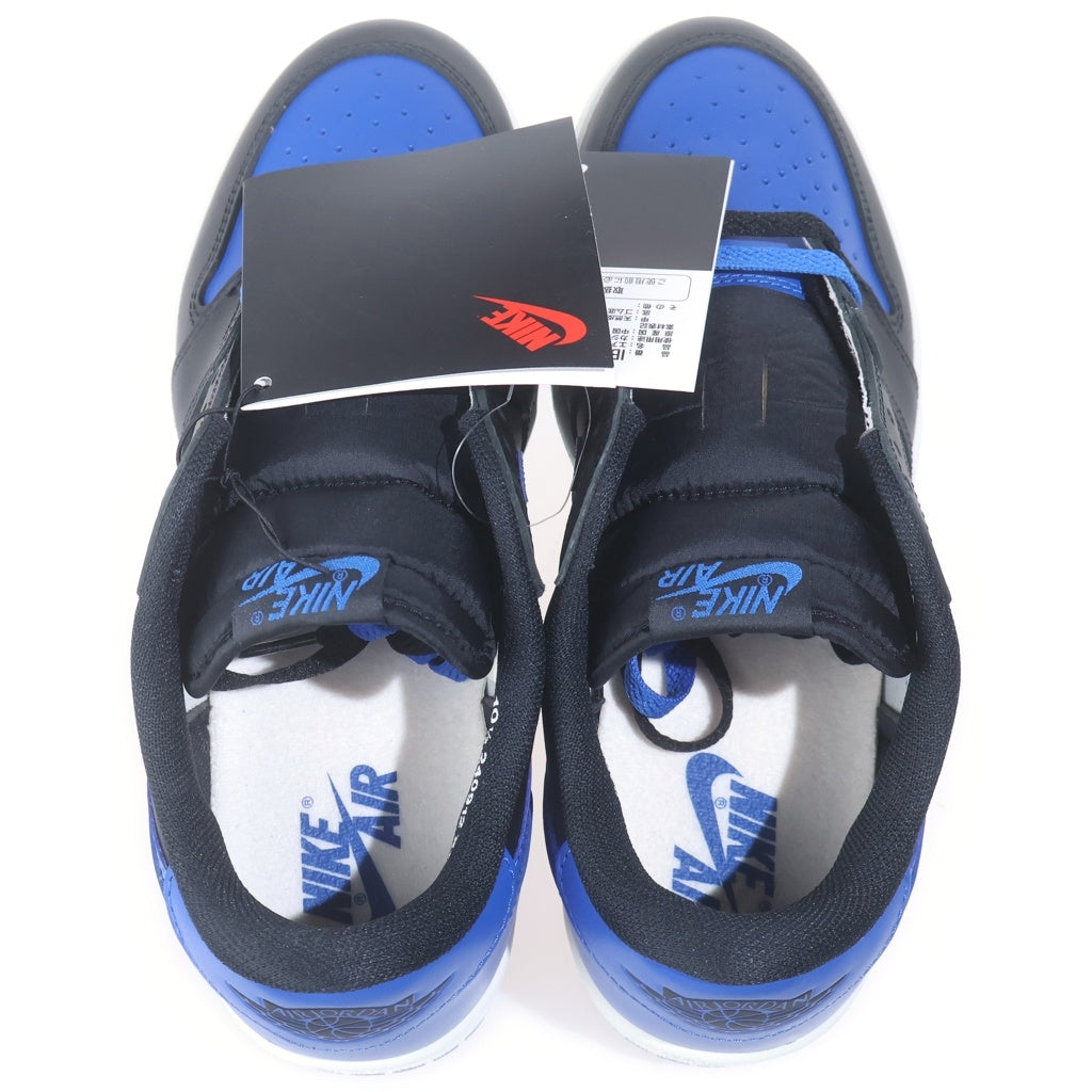 NIKE(ナイキ) AIR JORDAN 1 LOW 85 BLACK AND ROYAL BLUE エアジョーダン1 ローカット スニーカー ブラック/ブルー US10.5/28.5cm IB1981-004