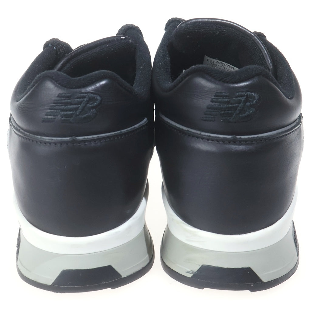 New Balance(ニューバランス) レースアップ ローカットレザースニーカー シューズ ブラック US10/28cm M1500BK