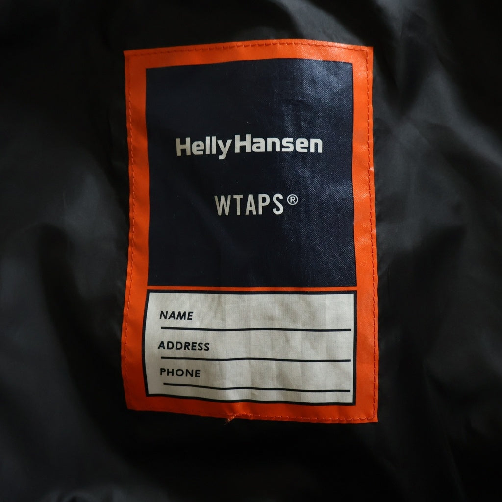 WTAPS(ダブルタップス) 20SS×HELLY HANSEN BOW JACKET ヘリーハンセン ボウ ナイロン ジップアップ マウンテンパーカー グリーン/ブラック HV12000W
