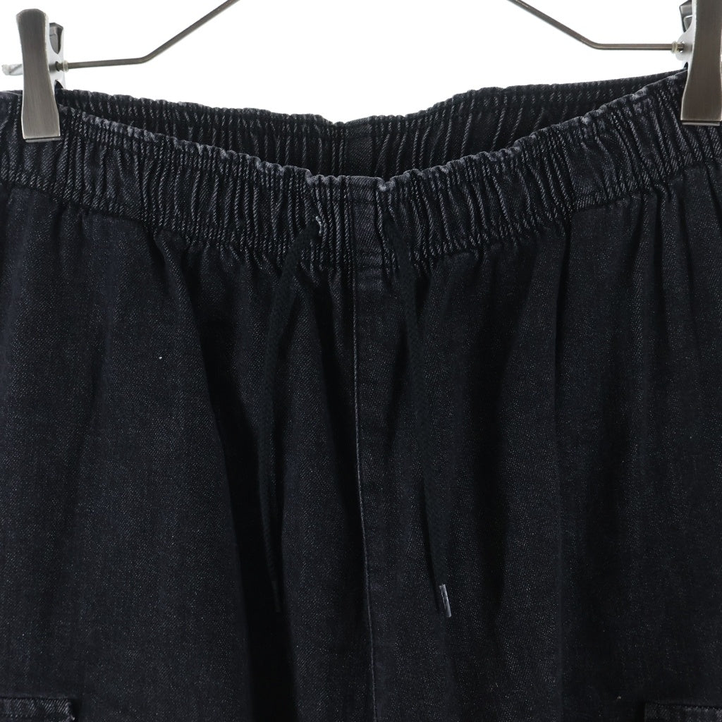 WTAPS(ダブルタップス) 22AW GIMMICK TROUSERS COTTON DENIM コットンデニム ギミックトラウザーズ カーゴパンツ ブラック 222WVDT-PTM02