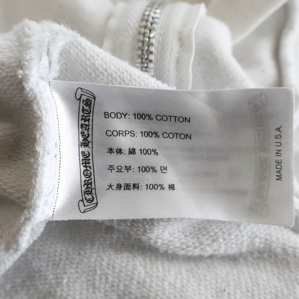 CHROME HEARTS(クロムハーツ) Vertical Logo Zip Up Hoodie 袖プリント