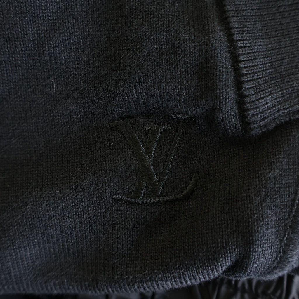 LOUIS VUITTON ルイヴィトン 24SS モノグラム リバーシブルジャケット ライトボンバーブルゾン ブラック RM241Q ZLW HON40W LOUIS VUITTON(ルイヴィトン) 24SS モノグラム リバーシブルジャケット