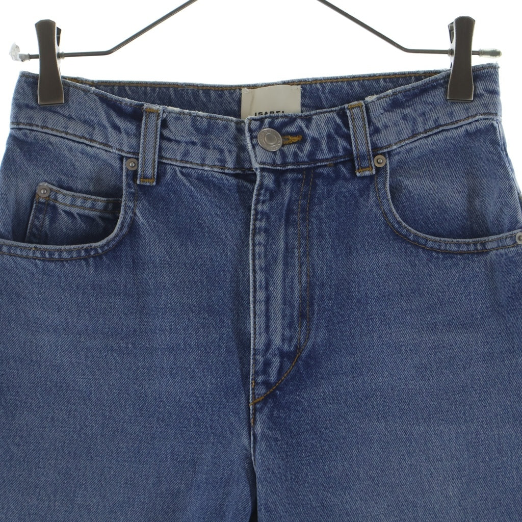 ISABEL MARANT(イザベル マラン) DROMIE DENIM PANTS ドーミー ジップフライ ストレートデニムパンツ ジーンズ インディゴ PA0636FA-D1H04I レディース