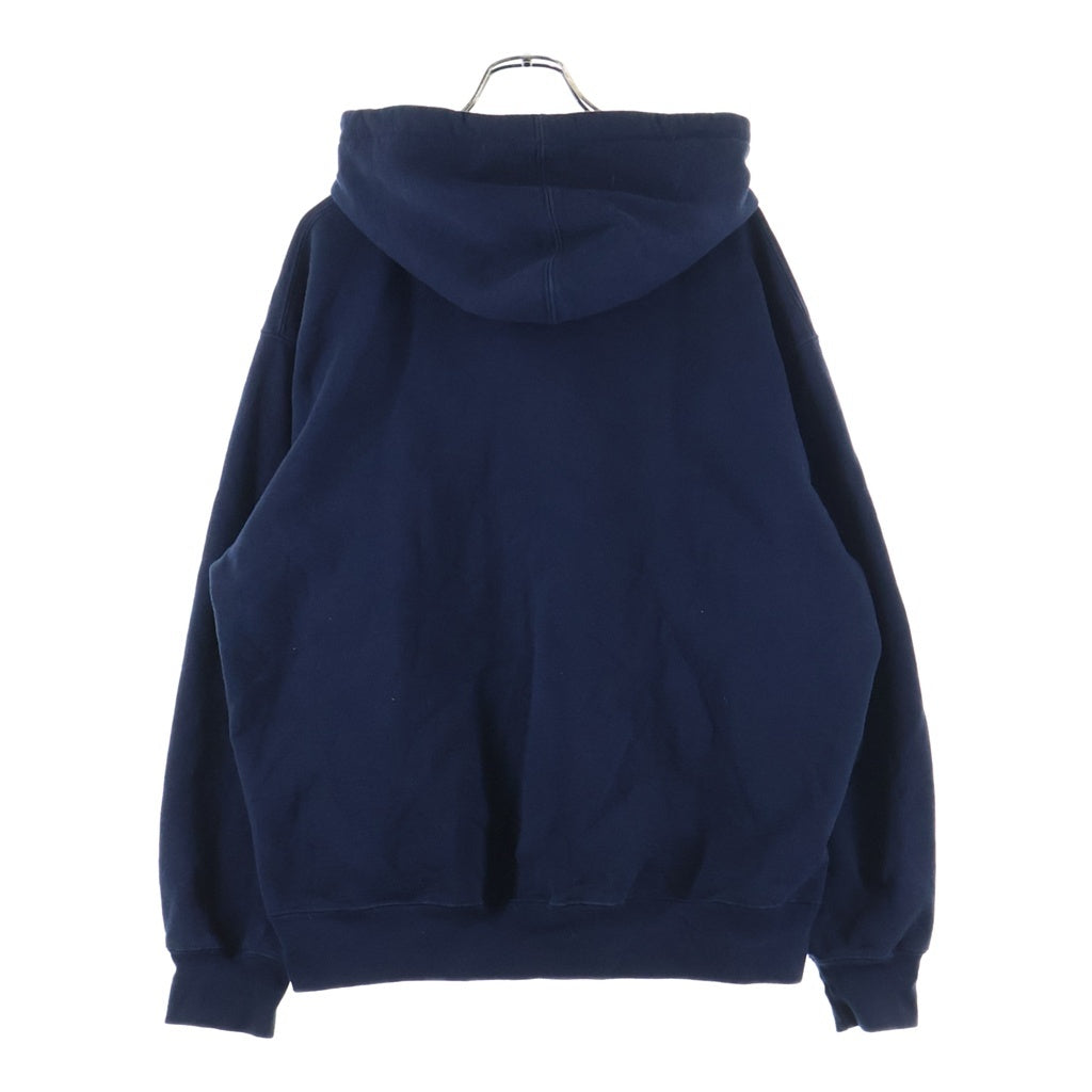 SUPREME(シュプリーム) 23AW Small Box Hooded Sweatsirt スモールボックス ロゴエンブロイダリー フーデッドスウェットシャツ パーカー ネイビー
