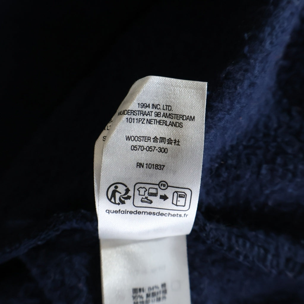 SUPREME(シュプリーム) 23AW Small Box Hooded Sweatsirt スモールボックス ロゴエンブロイダリー フーデッドスウェットシャツ パーカー ネイビー