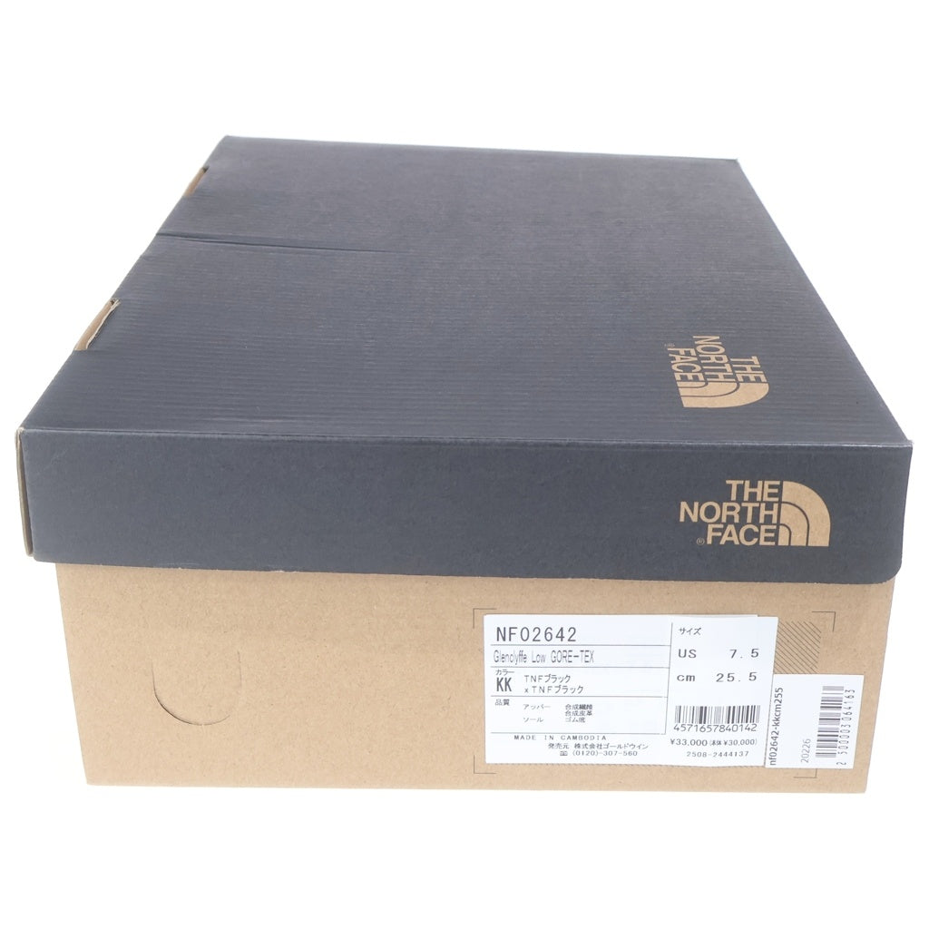 THE NORTH FACE(ザノースフェイス) グレンクリフローゴアテックス ローカットレースアップスニーカー シューズ US7.5/25.5cm ブラック NA0264