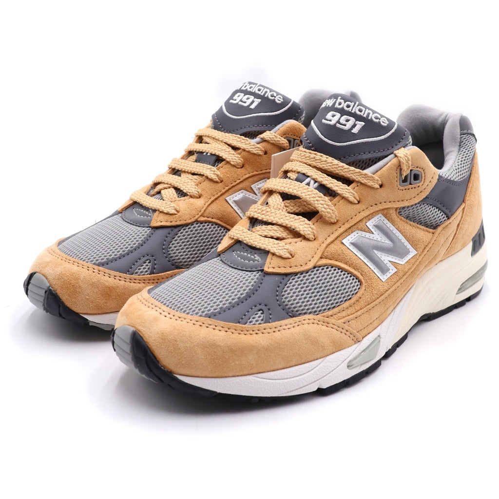 New Balance(ニューバランス) 991 TAN タン レースアップ ローカットスニーカー シューズ US8/26cm ベージュ/グレー M991TGG