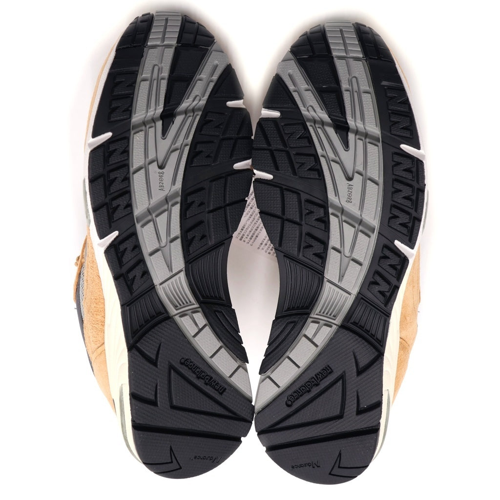 New Balance(ニューバランス) 991 TAN タン レースアップ ローカットスニーカー シューズ US8/26cm ベージュ/グレー M991TGG