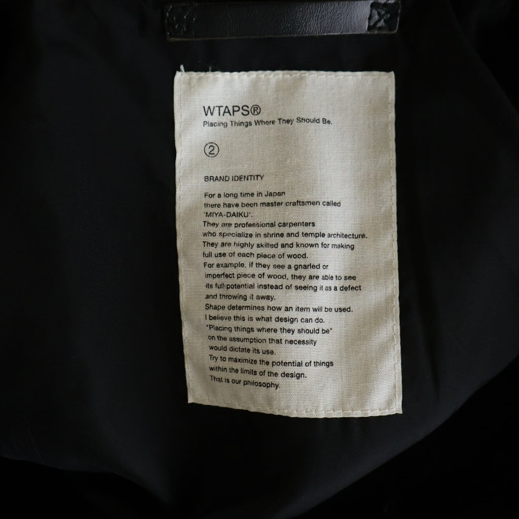 WTAPS(ダブルタップス) 14AW TOUTHFUL DAYZ PEA COAT ユースフルデイズ期 ウールメルトン ピーコート ネイビー 142GWDT-JKM05