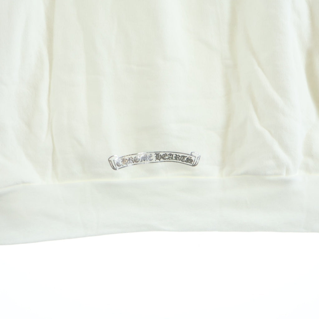 CHROME HEARTS(クロムハーツ) WHITE FOIL HOODIE フォイル アームロゴ