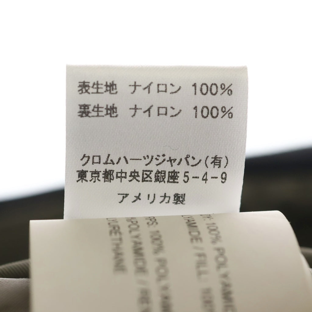 CHROME HEARTS(クロムハーツ) Scroll Logo Label Nylon Bucket Hat スクロールロゴラベル ナイロン バケットハット 帽子 ブラック