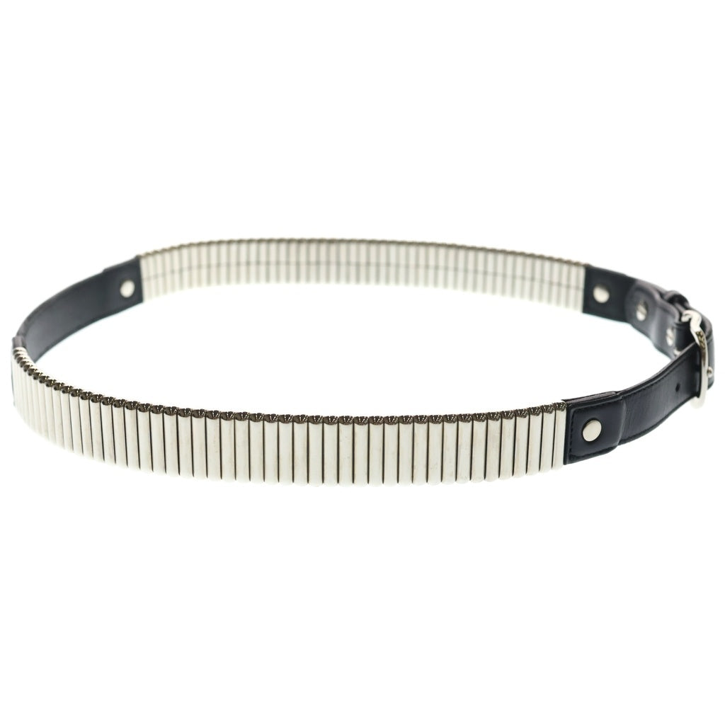 JOHN LAWRENCE SULLIVAN(ジョンローレンスサリバン) LEATHER PIN BUCKLE BELT ピンバックル レザーベルト ブラック/シルバー JLS-06-33