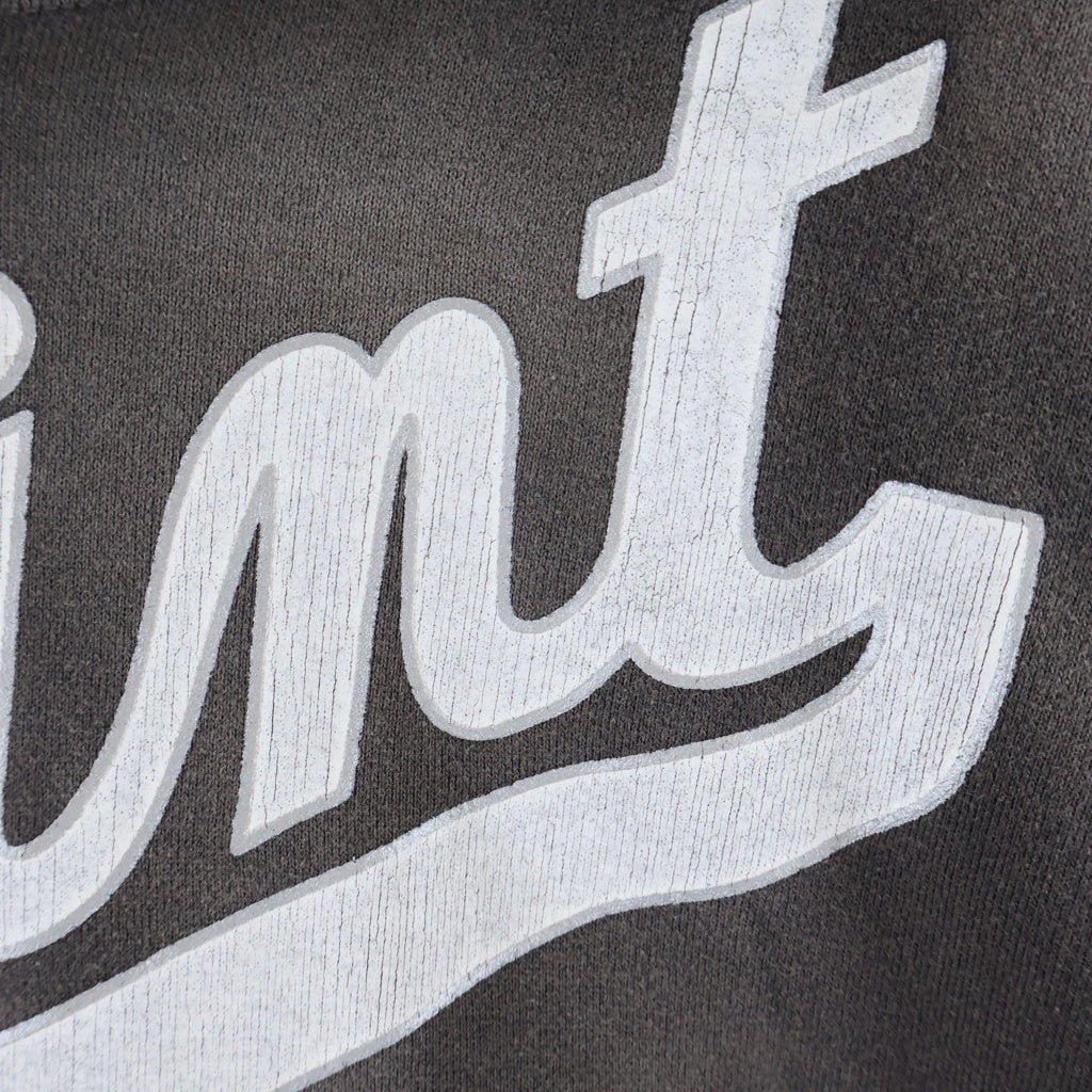 SAINT MICHAEL(セントマイケル) 21AW Hoodie Focus フォーカス ヴィンテージ加工 プルオーバーフーディー パーカー グレー SM-A21-0000-037