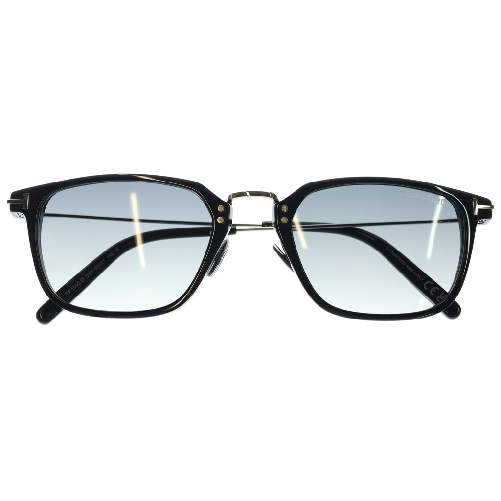 TOM FORD(トムフォード) TF1042-D アジアンフィット スクエアフレーム カラーレンズ サングラス メガネ ブラック/シルバー レディース
