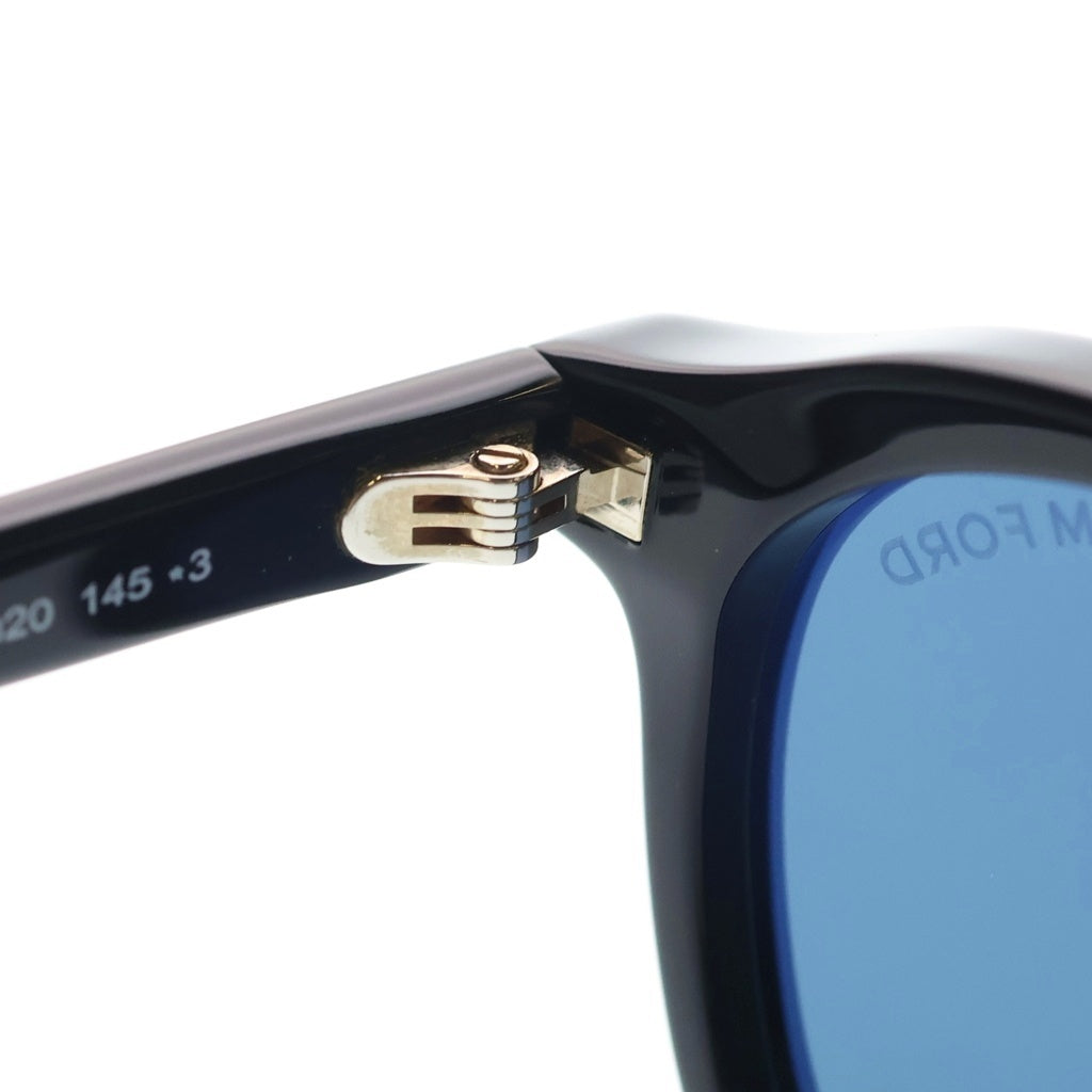 TOM FORD(トムフォード) TF1277-D アジアンフィット ウェリントンフレーム カラーレンズ サングラス メガネ ブラック/ブルー レディース
