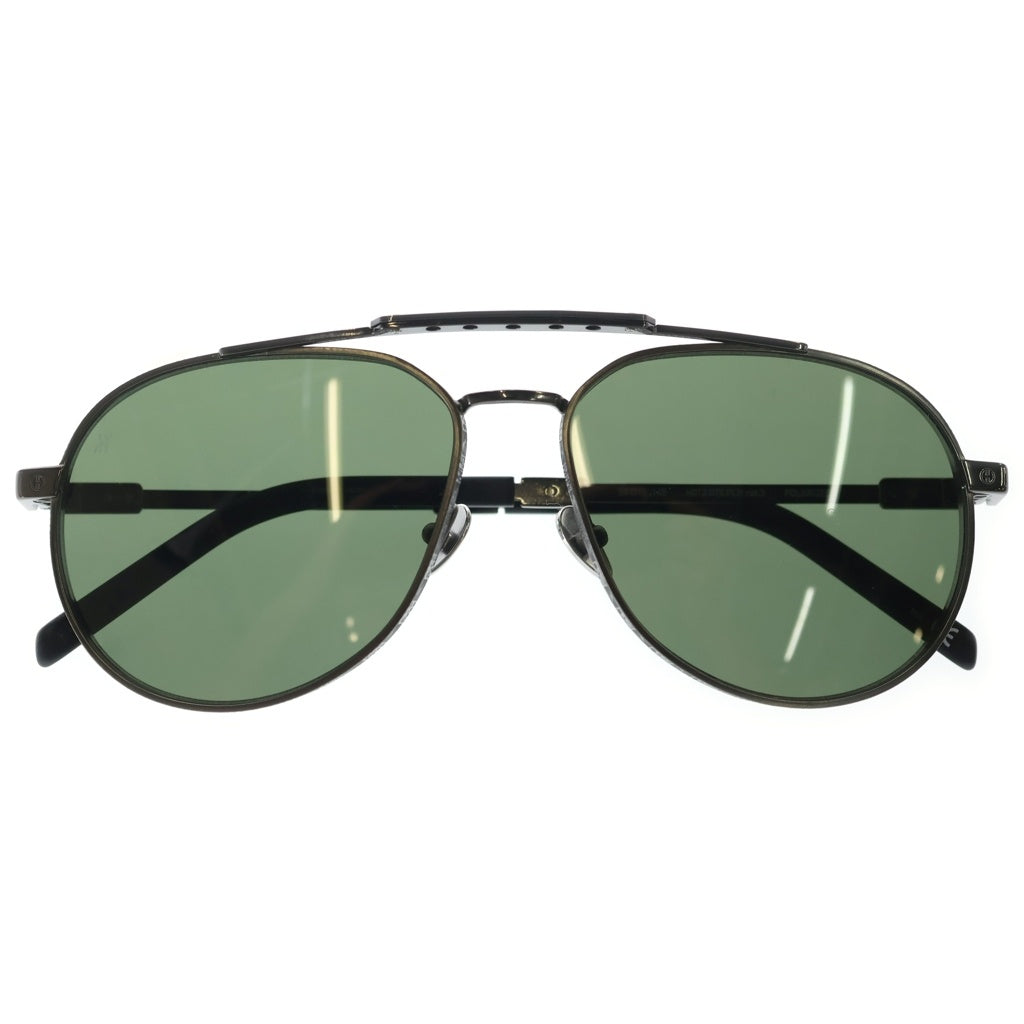 HUBLOT(ウブロ) POLARIZED ティアドロップシェイプ カラーレンズ サングラス メガネ グリーン/ブラック H012.078