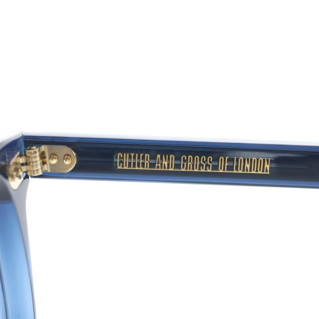 CUTLER AND GROSS カトラーアンドグロス CGOP 1416 03 スクエアフレーム クリア サングラス メガネ ブルー CUTLER AND GROSS(カトラーアンドグロス) CGOP 1416 03 スクエア
