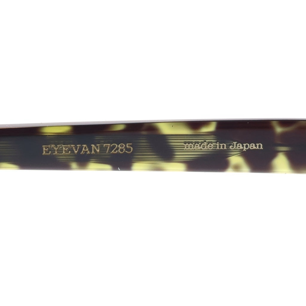EYEVAN(アイヴァン) 7285 MODEL340MR ウェリントンフレーム カラーレンズ サングラス メガネ グリーン/ブラック レディース