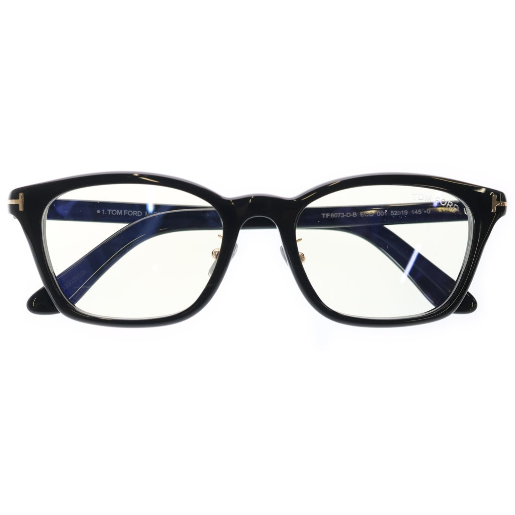 TOM FORD(トムフォード) TF6073-D-B アジアンフィット スクエアフレーム クリアレンズ サングラス メガネ ブラック