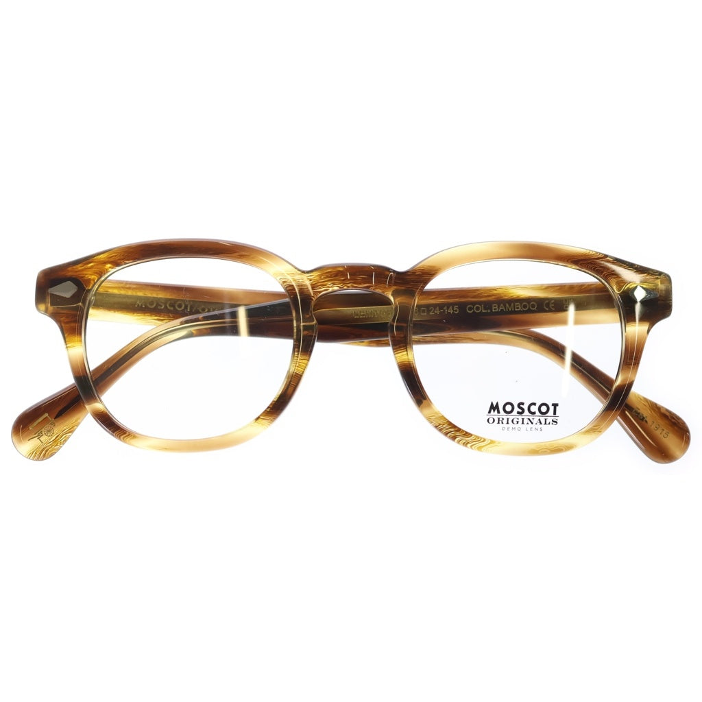 MOSCOT(モスコット) LEMTOSH レムトッシュ ウェリントンフレーム クリアレンズ サングラス メガネ ブラウン