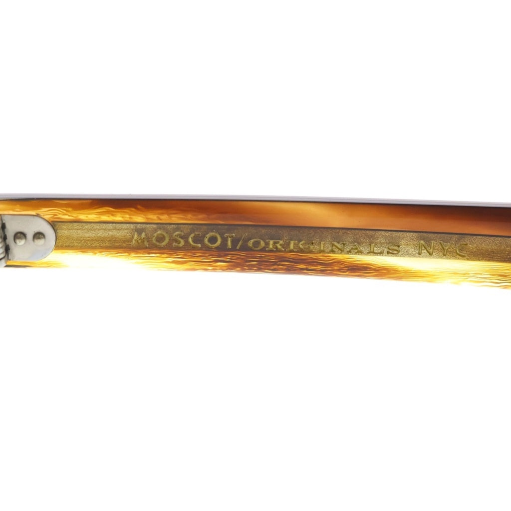 MOSCOT(モスコット) LEMTOSH レムトッシュ ウェリントンフレーム クリアレンズ サングラス メガネ ブラウン