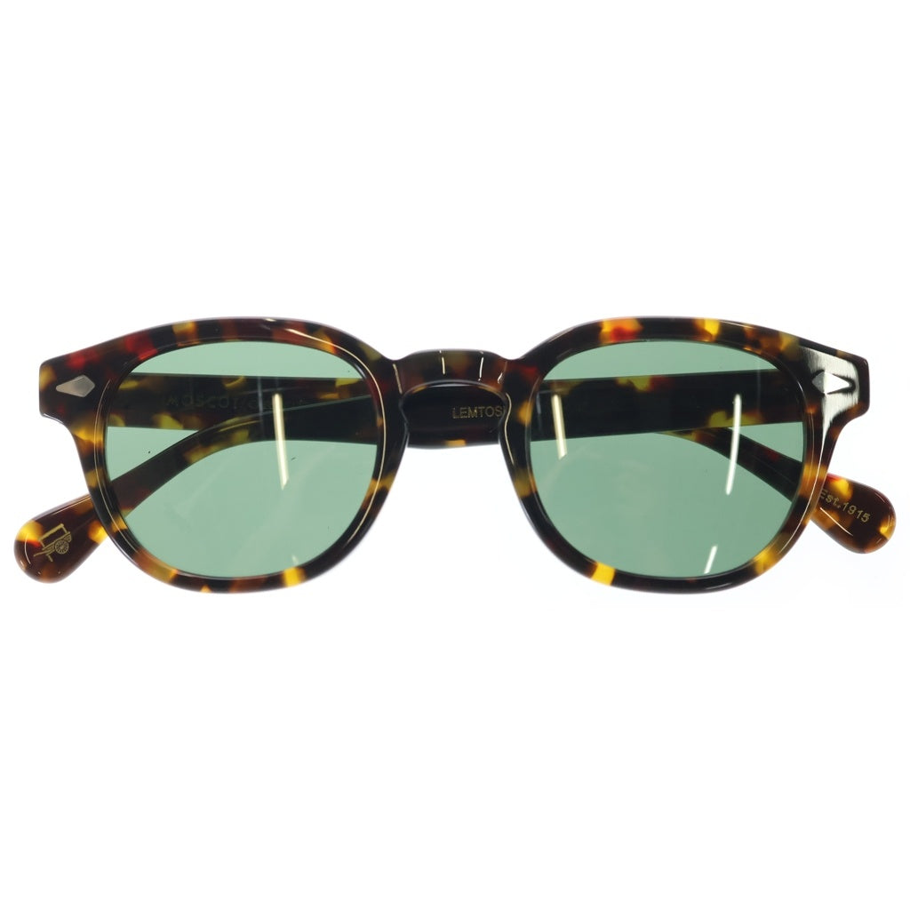 MOSCOT(モスコット) LEMTOSH レムトッシュ ウェリントンフレーム カラーレンズ サングラス メガネ ブラウン/グリーン
