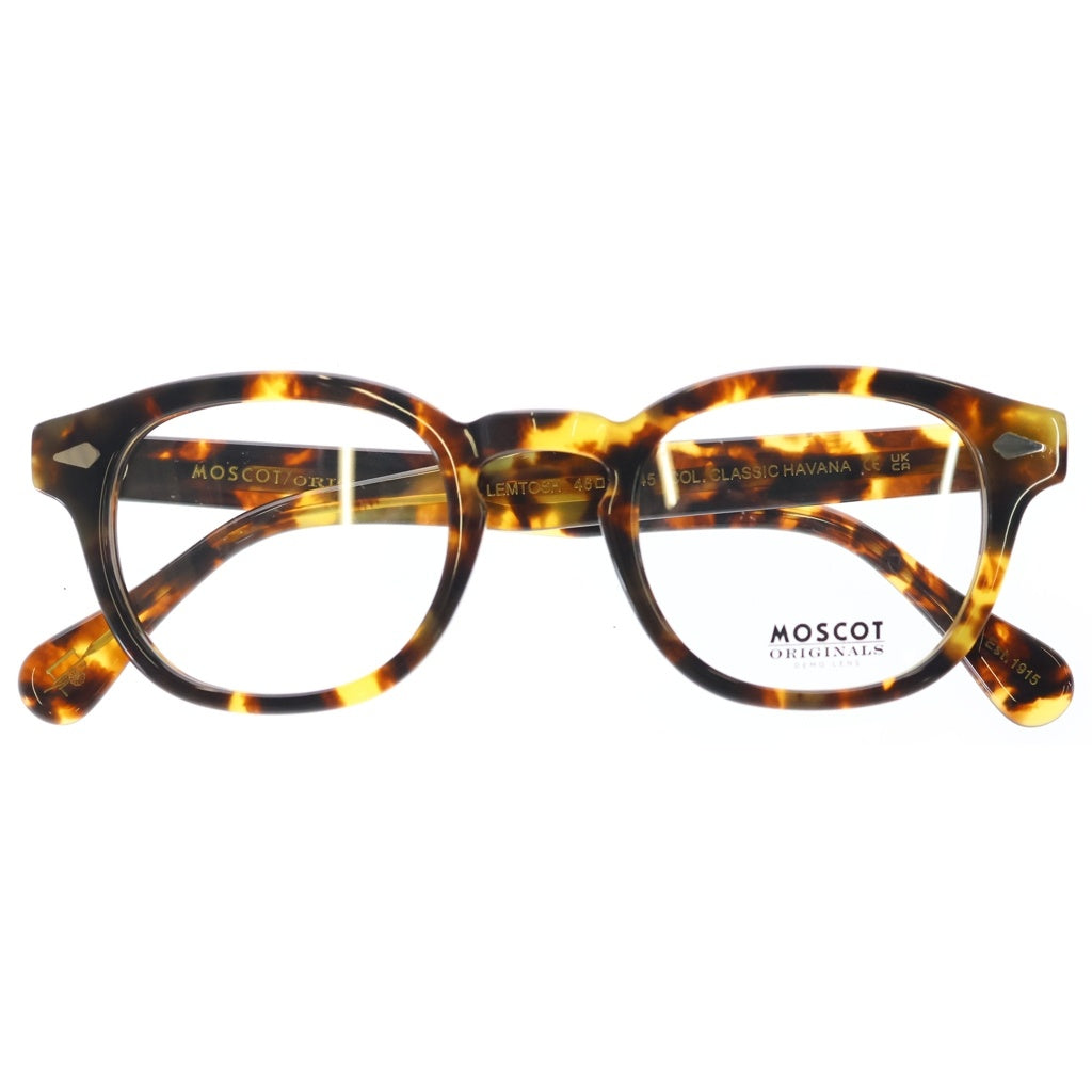 MOSCOT(モスコット) LEMTOSH レムトッシュ ウェリントンフレーム クリアレンズ サングラス メガネ イエロー