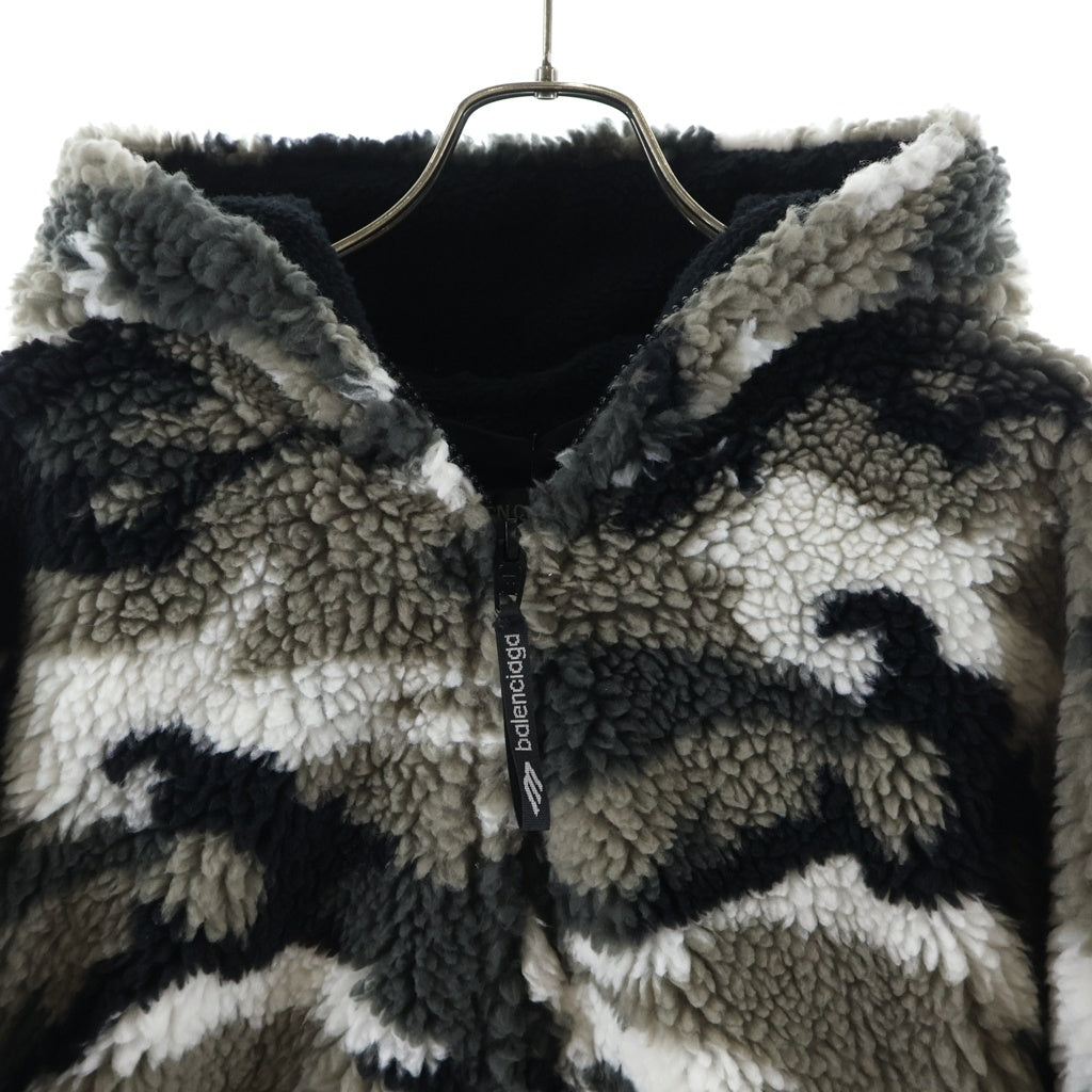 BALENCIAGA(バレンシアガ) 24AW Ski Zip-Up Hooded Teddy Jacket