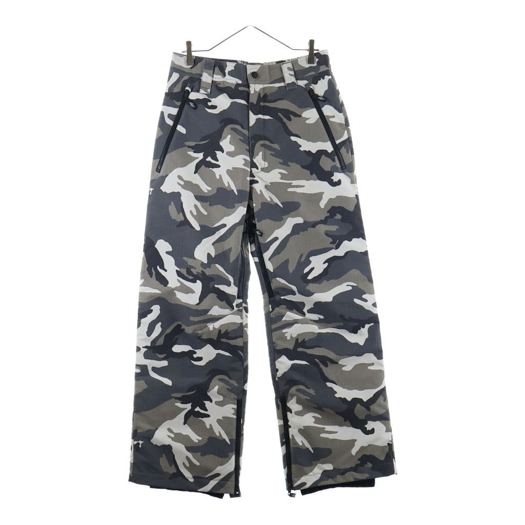 BALENCIAGA(バレンシアガ) 24AW Ski Straight Pants スキー カモフラ 迷彩柄 ストレートパンツ グレー/カーキ/ホワイト 809481 TRL08