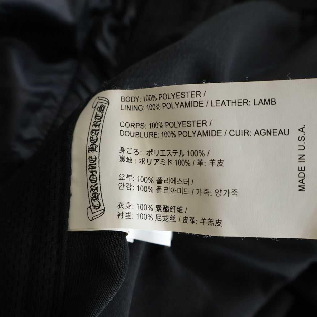 CHROME HEARTS(クロムハーツ) TRACK サイドクロスボールボタントラックハーフパンツ ブラック
