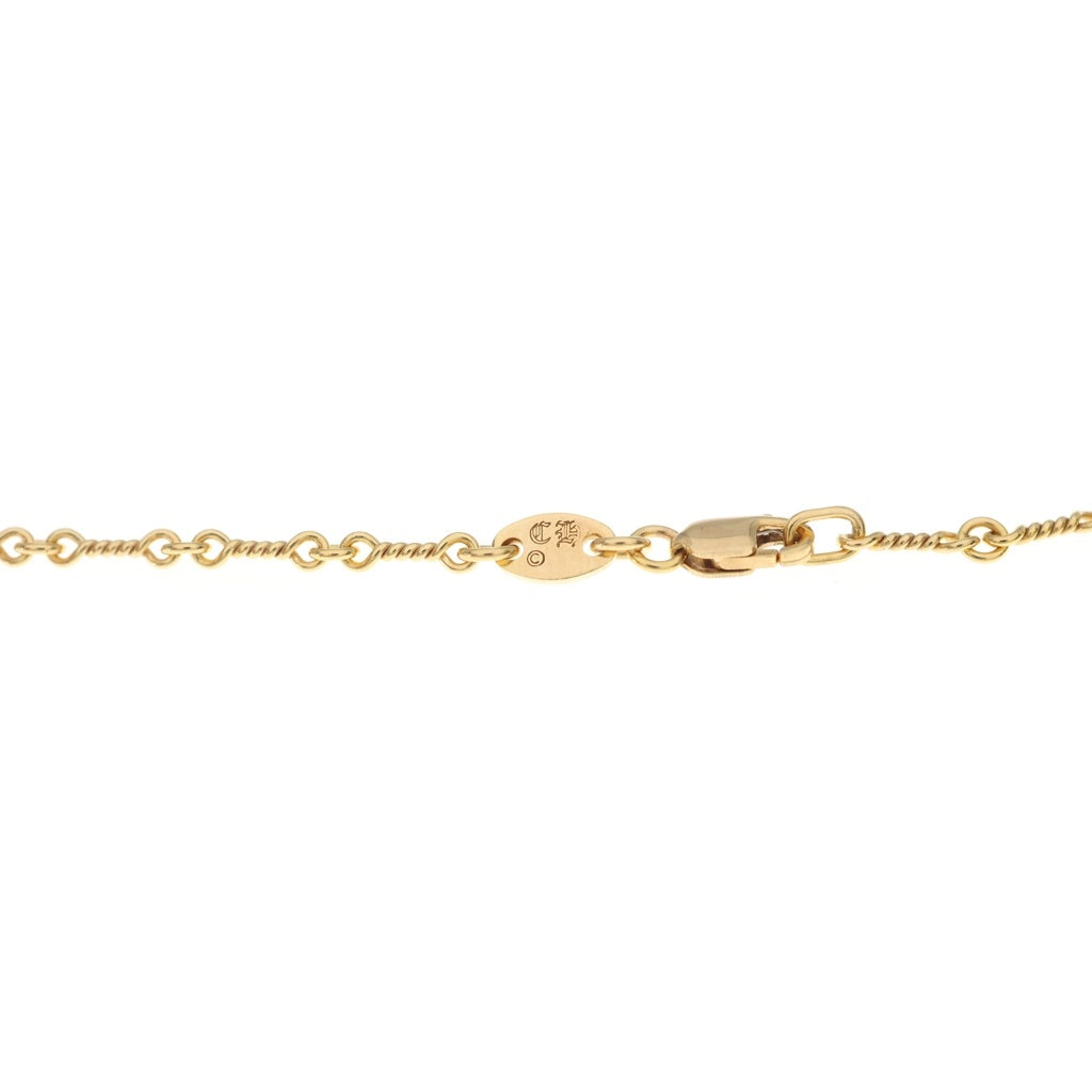 CHROME HEARTS(クロムハーツ) 22K NECKCHAIN T20 ツイストチェーンネックレス 20inch ゴールド BCA015