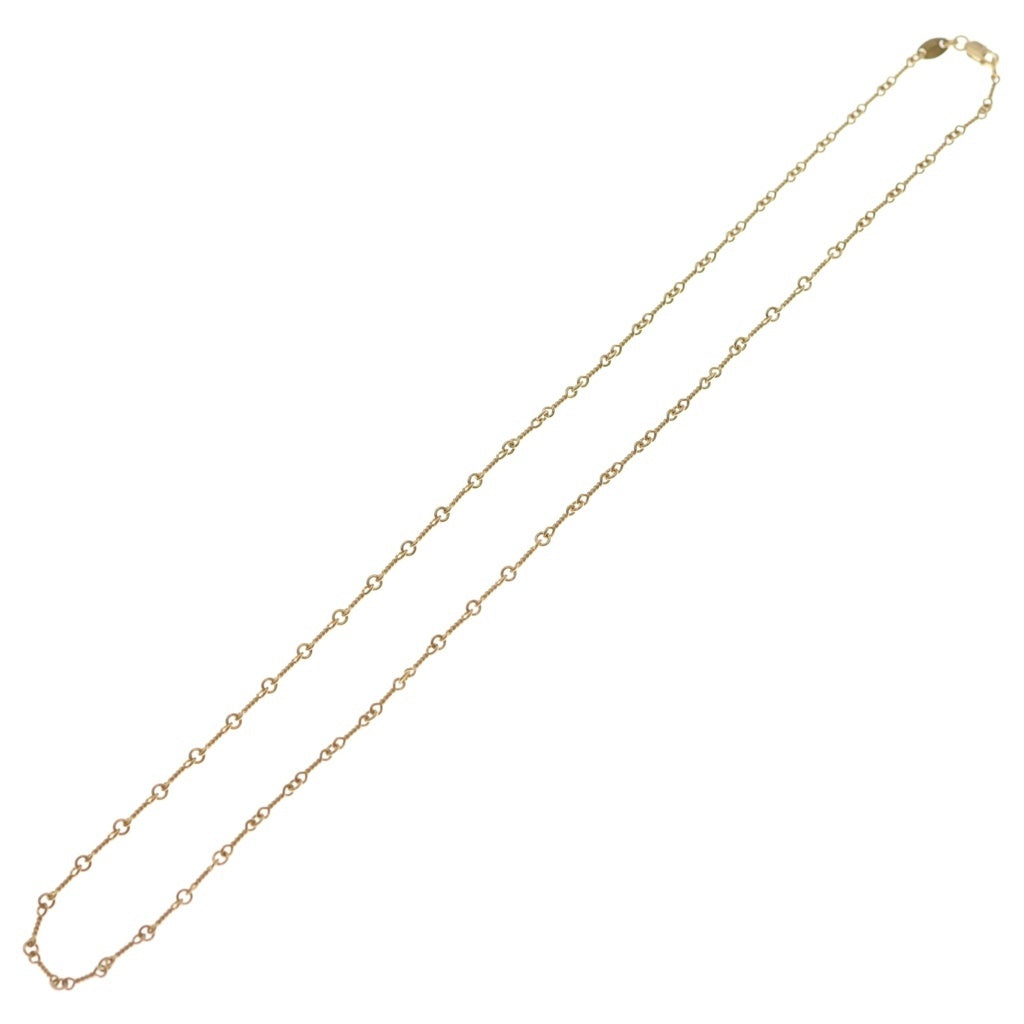 CHROME HEARTS(クロムハーツ) 22K NECKCHAIN T20 ツイストチェーンネックレス 20inch ゴールド BCA015
