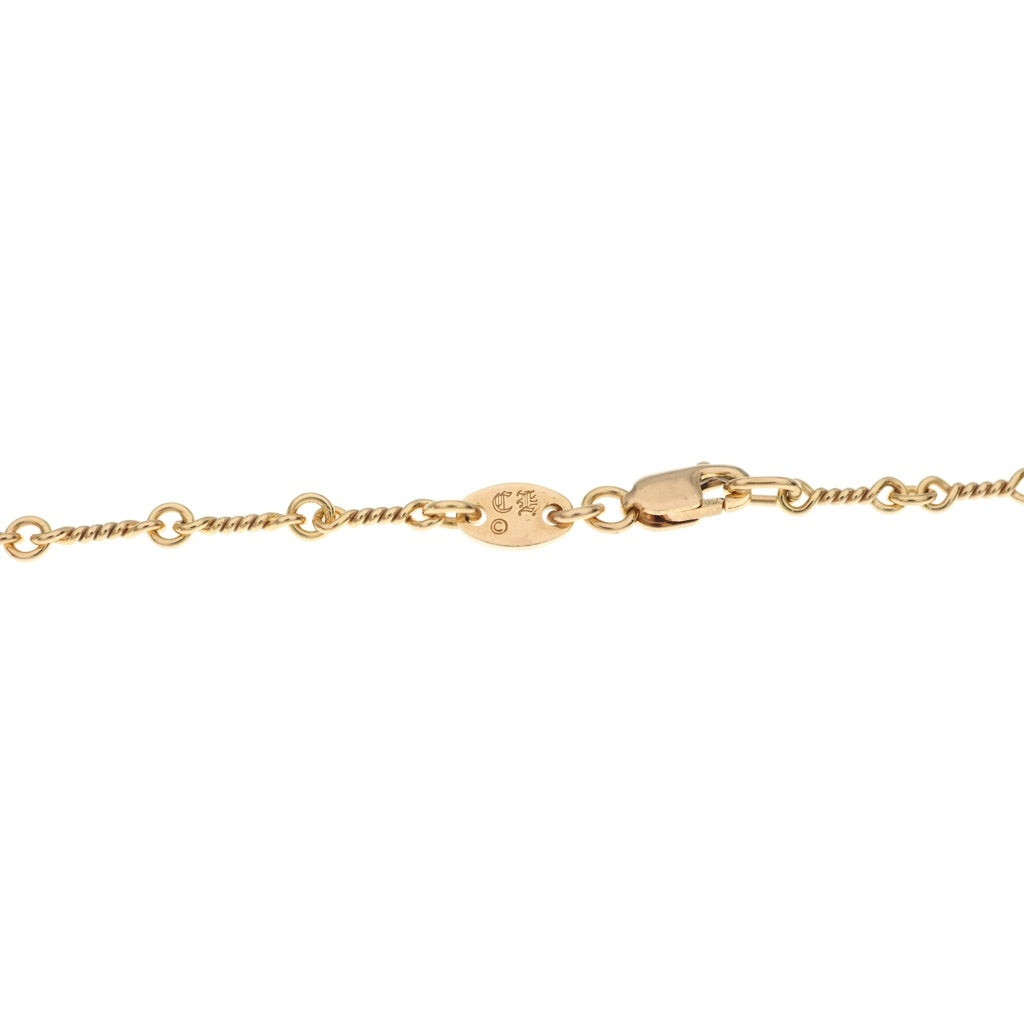 CHROME HEARTS(クロムハーツ) 22K NECKCHAIN T18 ツイストチェーンネックレス 18inch ゴールドBCA014