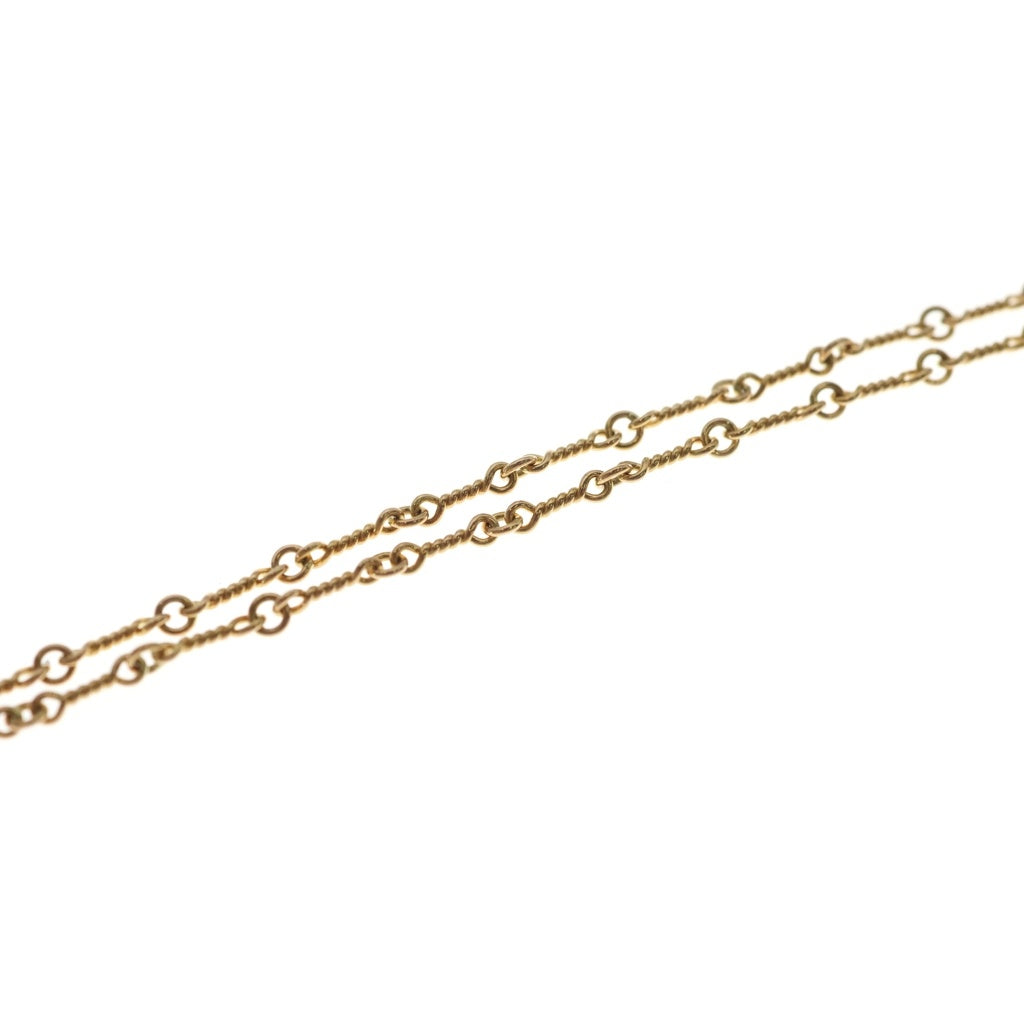 CHROME HEARTS(クロムハーツ) 22K NECKCHAIN T18 ツイストチェーンネックレス 18inch ゴールドBCA014