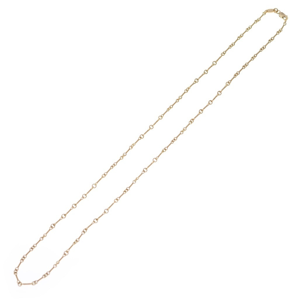 CHROME HEARTS(クロムハーツ) 22K NECKCHAIN T20 ツイストチェーンネックレス 20inch ゴールド BCA015
