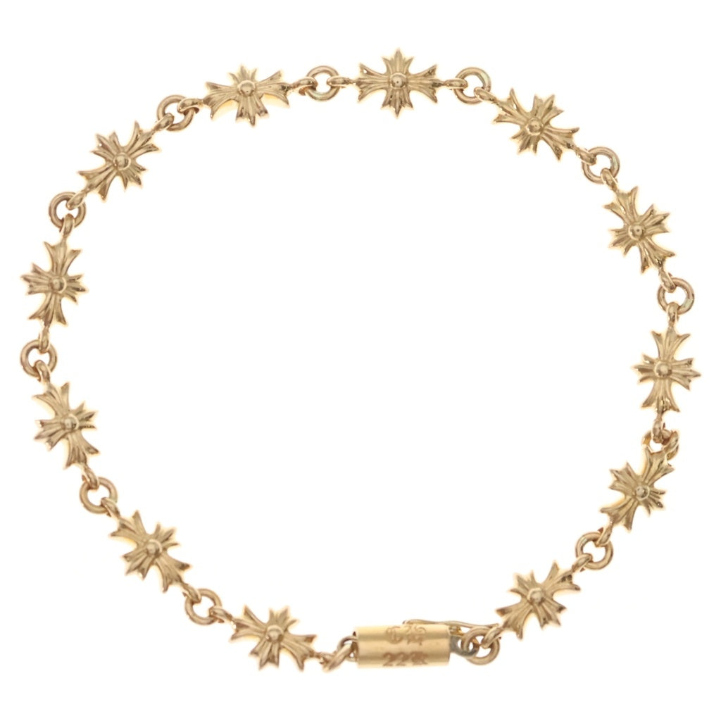 CHROME HEARTS(クロムハーツ) 22K TNY E CH PLS タイニーE CHプラス ブレスレット ゴールド BCA027