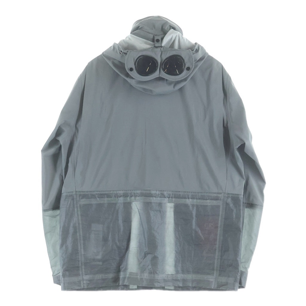 C.P. Company(シーピーカンパニー) 21AW GOOGLE JACKET ゴーグル付 フーデッドナイロンジャケット グレー 11CMOW160A 005967M