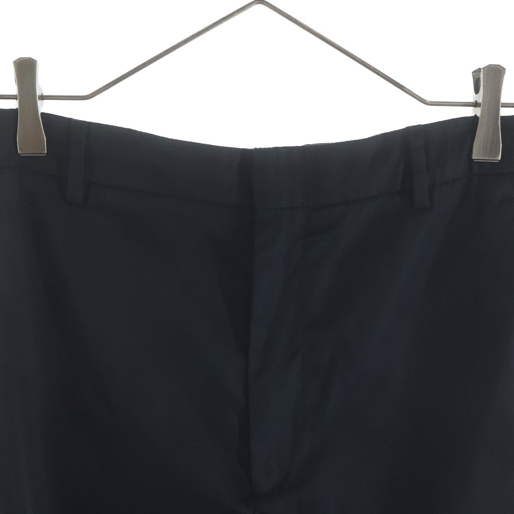 PRADA(プラダ) 21SS RE-NYLON 三角ロゴプレート サイドポケットデザイン ナイロンイージーパンツ ブラック SPH140 S212 1WQ8