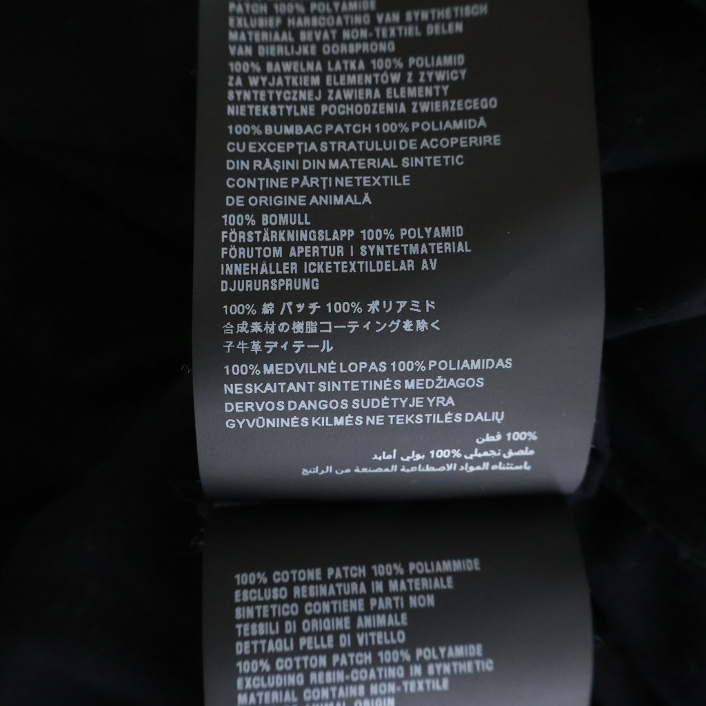 PRADA(プラダ) 20SS ZIPPED GABARDINE POCKET TEE フロント三角ロゴプレート ギャバジンポケット付 Tシャツ 半袖クルーネックカットソー ブラック UJN537 S191 1S9T