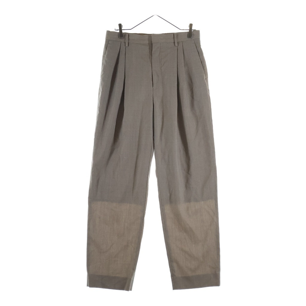 AURALEE(オーラリー) 21SS WASHABLE WOOL TROPIC ウォッシャブル トロピカルクロス ウール パンツ ベージュ A21SP02WH