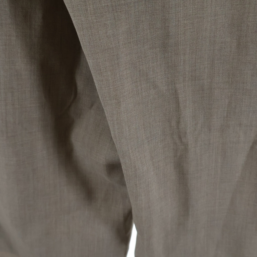 AURALEE(オーラリー) 21SS WASHABLE WOOL TROPIC ウォッシャブル トロピカルクロス ウール パンツ ベージュ A21SP02WH