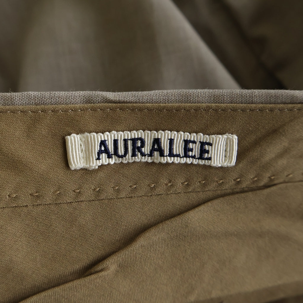 AURALEE(オーラリー) 21SS WASHABLE WOOL TROPIC ウォッシャブル トロピカルクロス ウール パンツ ベージュ A21SP02WH