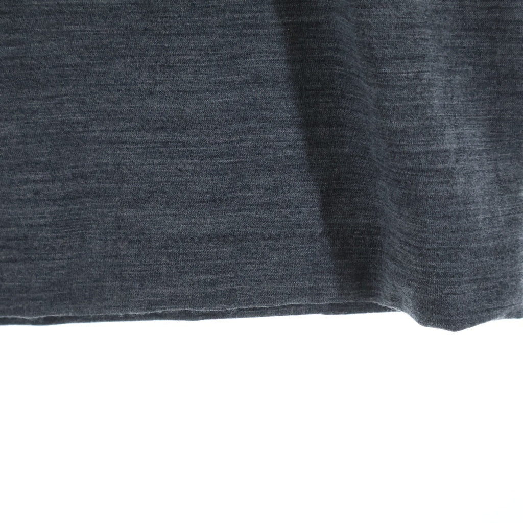 AURALEE(オーラリー) 25SS SUPER SOFT WOOL JERSEY TEE スーパーソフト ウールジャージー 半袖Tシャツ カットソー グレー A25ST01UT