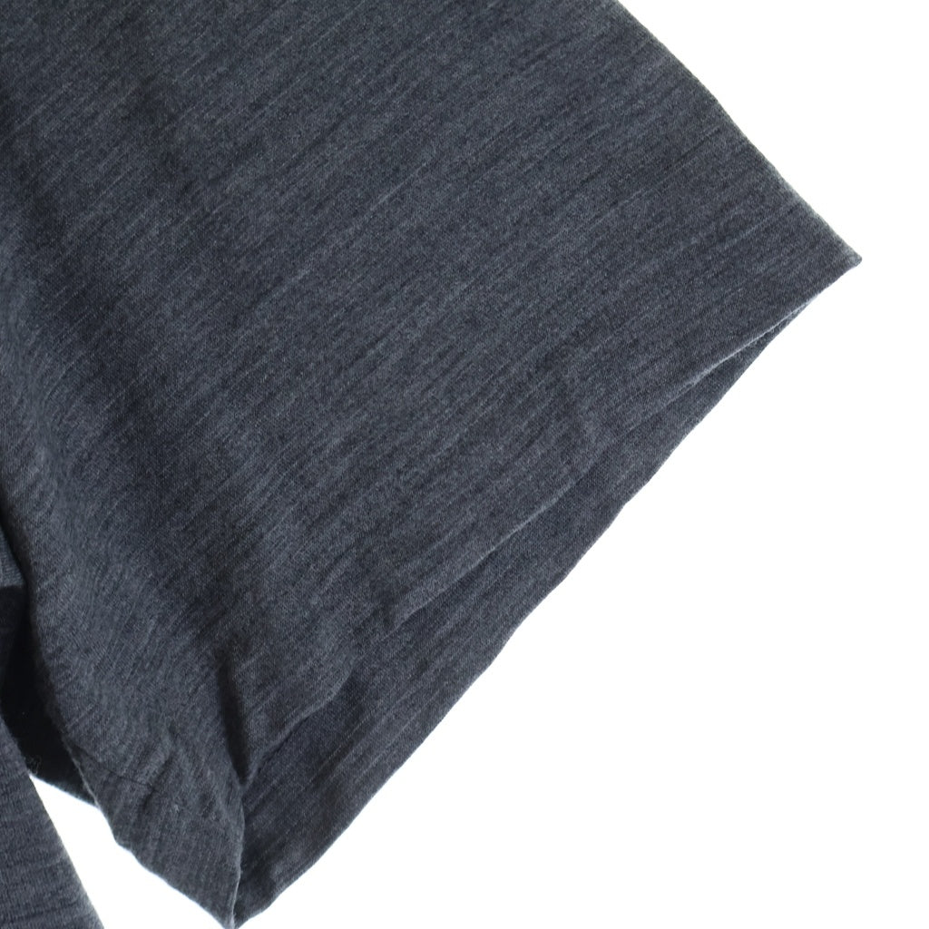 AURALEE(オーラリー) 25SS SUPER SOFT WOOL JERSEY TEE スーパーソフト ウールジャージー 半袖Tシャツ カットソー グレー A25ST01UT