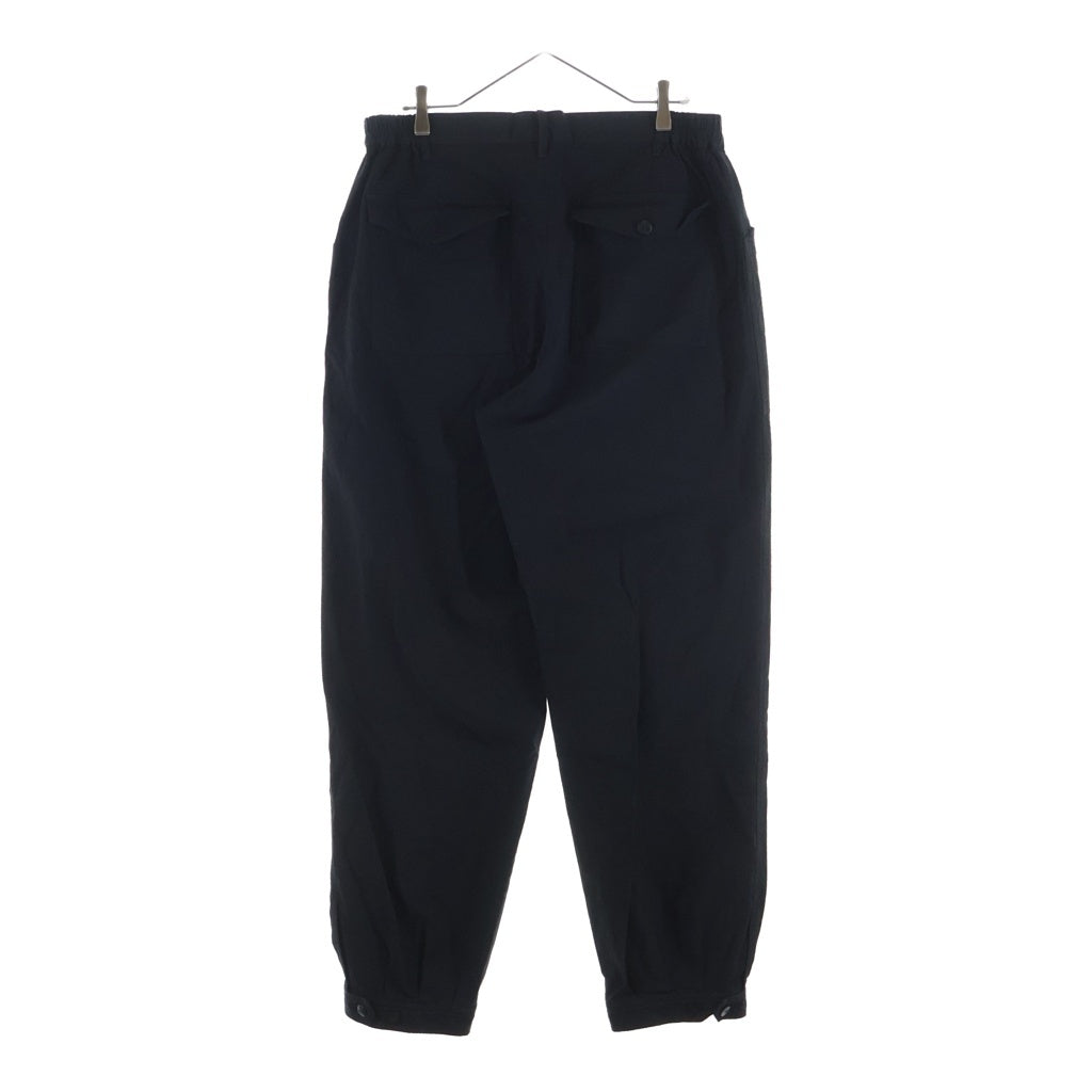 VISVIM(ヴィスヴィム) 22AW CAROLL PANT 変形ポケット キャロルパンツ ウールリネンイージーパンツ ブラック 0122205008011