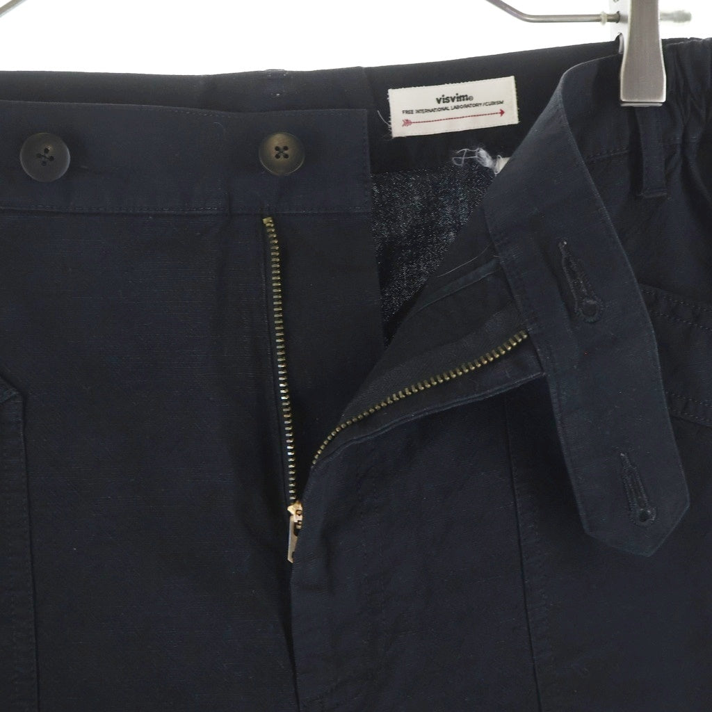 VISVIM(ヴィスヴィム) 22AW CAROLL PANT 変形ポケット キャロルパンツ ウールリネンイージーパンツ ブラック 0122205008011