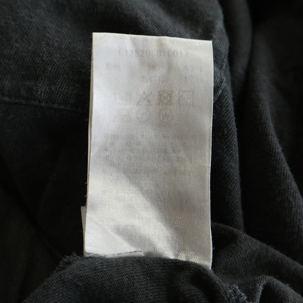 VISVIM(ヴィスヴィム) 25AW EX JUMBO TEE S/S DMGD エクストラジャンボ ガーメントダイ 半袖ポケットTシャツ 半袖クルーネックカットソー ブラック 0125205010017
