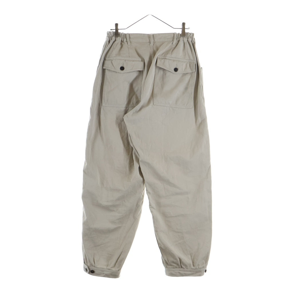VISVIM(ヴィスヴィム) 26SS CAROLL PANT 変形ポケット キャロルパンツ コットンイージーパンツ アイボリー 0126105008011
