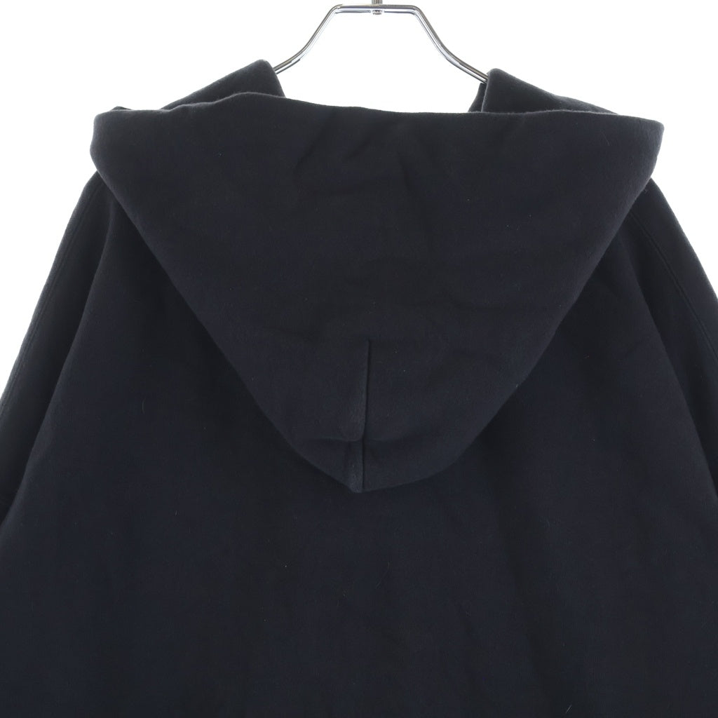 VISVIM(ヴィスヴィム) 25SS JUMBO SB HOODIE F.Z. ICT限定 胸プリント ジップアップスウェットパーカー フーディー ブラック 0225905010002